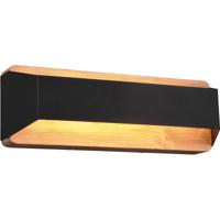 LED Wandlamp 13.5W - Dimbaar Warm Wit 3000K - Mat Zwart Aluminium - thumbnail