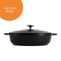 BK Bourgogne lage braadpan 28 cm jet black - thumbnail