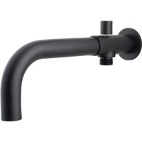 Wiesbaden Mat Zwarte Inbouw Baduitloop met Omstel - Rond 23cm - thumbnail