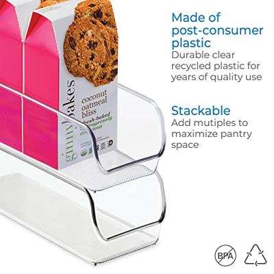 iDesign - Open Opbergbox, 28.2 x 9.1 x 8.9 cm, Kunststof, Transparant