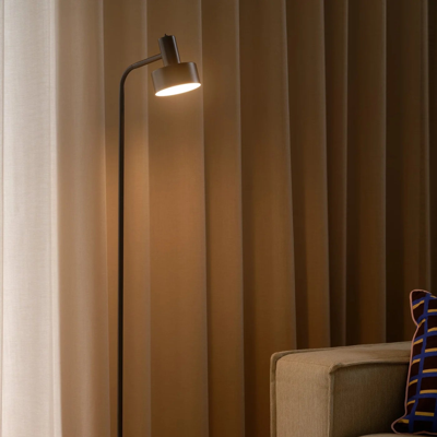 Staande lamp zwart Matis E27 160 cm