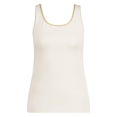 Nukus Juba Singlet Tops En Singlets Offwhite/gold