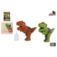 Dinosaurus met stoom licht + geluid 17cm - thumbnail