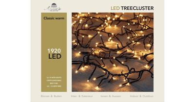 Anna's Collection LED kerstverlichting treecluster 1920 lampjes 25m, classic warm