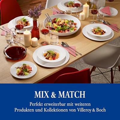 Villeroy & Boch Bordenset For Me - 8-delig / 4 personen - 4 dinerborden en 4 diepe borden