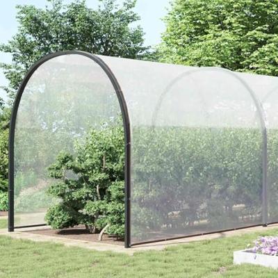 VidaXL Doorzichtig zeildoek met zeilringen 10x12 m polyethyleen VidaXL Doorzichtig zeildoek met zeilringen 10x12 m polyethyleen