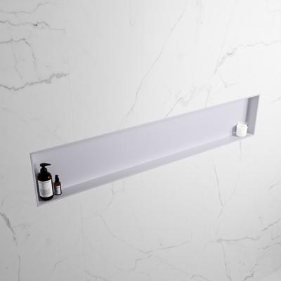MONDIAZ EASY Nis 149,5x29,5cm in solid surface kleur Cale | Cale. 1 vak geschikt voor in- of opbouw