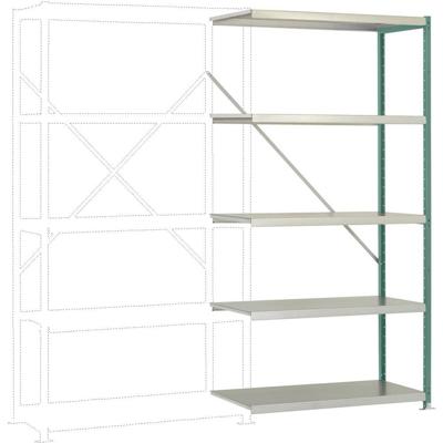 Manuflex RP1120.0001 Magazijnstelling uitbreidingsmodule (b x h x d) 1000 x 2000 x 600 mm Staalbodem Manuflex RP1120.0001 Magazijnstelling uitbreidingsmodule (b x h x d) 1000 x 2000 x 600 mm Staalbodem