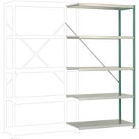 Manuflex RP1120.0001 Magazijnstelling uitbreidingsmodule (b x h x d) 1000 x 2000 x 600 mm Staalbodem - thumbnail