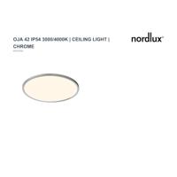 Nordlux PlafonniereOja chroom Ø 42,4cm - instelbaar - 2015116133 - thumbnail