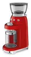 SMEG CGF03RDEU 50's Style Koffiemolen - Rood - thumbnail