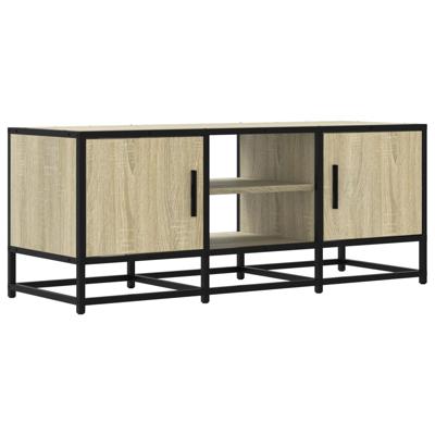 Tv-meubel 180x35x41 cm bewerkt hout sonoma eikenkleurig - thumbnail