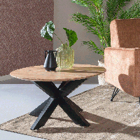 Oslo Round Acasia 80 cm-12666 - thumbnail