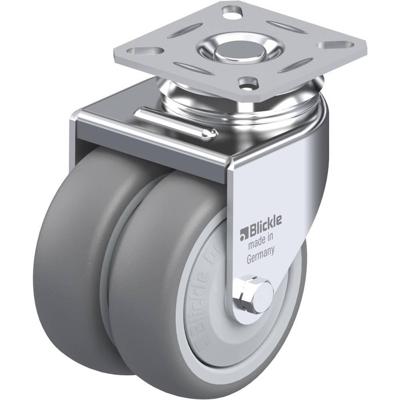 Blickle LDA-TPA 75KF Dubbel zwenkwiel Wieldiameter: 75 mm Draagvermogen (max.): 100 kg 1 stuk(s)