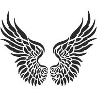 Creativ Company Flexibel sjabloon vleugels a4 - thumbnail