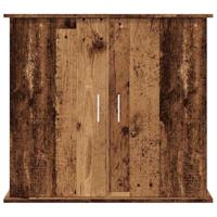 VidaXL Aquariumstandaard 81x36x73 cm bewerkt hout oud houtkleurig - thumbnail