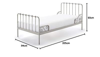 Vipack bed Alice - roze - 90x200 cm