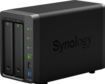 Synology DiskStation DS718+ data-opslag-server J3455 Ethernet LAN Desktop Zwart NAS