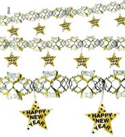 Happy new year laser slinger goud - thumbnail