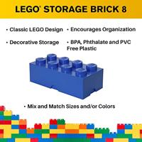 LEGO Brick 8 opbergbox - blauw - thumbnail