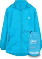 Mac in a sac Jack Mac Kids Regenjas Kinderen Neon Blue 8/10 yrs - thumbnail