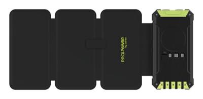 RealPower REALPOWER PB-20000 Solar Powerbank 20000 mAh Qi Wireless Charging USB-A Groen Outdoor