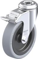 Blickle LKRA-VPA 126G-FI Zwenkwiel met rem Wieldiameter: 125 mm Draagvermogen (max.): 120 kg 1 stuk(s) - thumbnail