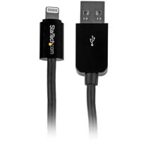 StarTech.com 3 m lange zwarte Apple 8-polige Lightning-connector naar USB-kabel voor iPhone / iPod / iPad - thumbnail