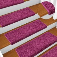 Trapmatten 15 st 65x21x4 cm Violet Rechthoekige Rand - thumbnail