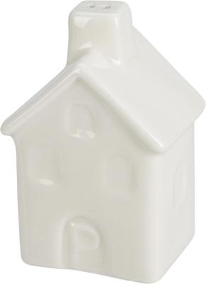 Peper en zout stel huisjes wit