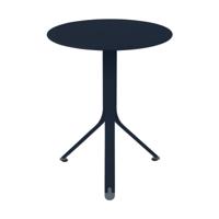 Fermob Rest'o tuintafel Ø60 cm Deep Blue - thumbnail