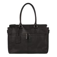 Burkely Antique Avery 15.6" laptop bag -Black - thumbnail