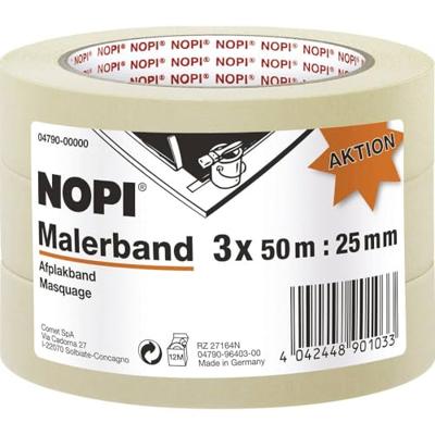 tesa 04790-00000-01 Schilderstape Beige (l x b) 50 m x 25 mm 3 stuk(s) tesa 04790-00000-01 Schilderstape Beige (l x b) 50 m x 25 mm 3 stuk(s)