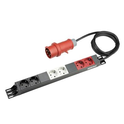 Adam Hall 87473 19 stroomverdeler 6-voudig 1 HE