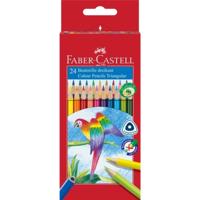 Faber Castell FC-116544 Kleurpotlood Driekant Kartonnen Etui à 24 Stuks - thumbnail