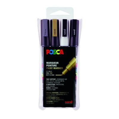 Paintmarker uni posca pc3m f 4st assorti Paintmarker uni posca pc3m f 4st assorti