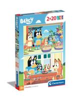 Clementoni legpuzzel super color bluey, 2x20st. - thumbnail