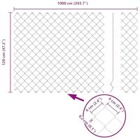 Kettenschakelhek Zilver 10 x 1.2 m Gegalvaniseerd staal - thumbnail