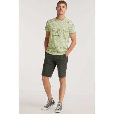 T-shirt crewneck allover printed sl lime T-shirt crewneck allover printed sl lime