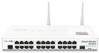 MikroTik CRS125-24G-1S-2HnD-IN - CRS125-24G-1S-2HND-IN Dual Band (2,4 GHz/5 GHz) Gigabit Ethernet WLAN-router CRS125-24G-1S-2Hn L5 24xGig LAN, 1xSFP, 2.4GHz 802.11b/g/n, 1 x micro-USB - thumbnail