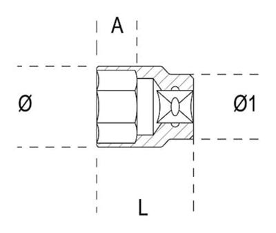 Beta dop 6k 1/2"-30mm 920a