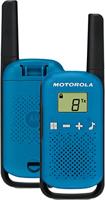 Walkie-Talkie Motorola T42 Dual 1,3" LCD 4 km (2 pcs) Kleur Blauw - thumbnail