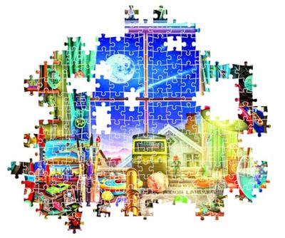 Clementoni legpuzzel to the moon, 500st.