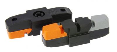 Saccon set remblokken zwart/grijs/oranje blister Saccon set remblokken zwart/grijs/oranje blister