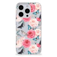 iPhone 15 Pro | TPU Case | Butterfly Roses - thumbnail