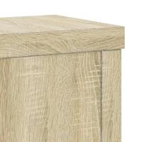 Plantenstandaards 2 st 15x15x20 cm bewerkt hout sonoma eiken - thumbnail
