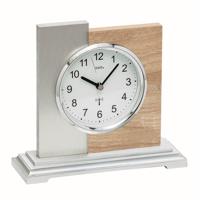 AMS F5151 Tafelklok zendergestuurd Sonoma-Aluminium - thumbnail