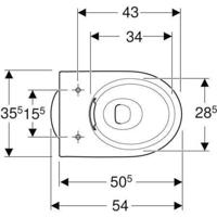GeberitRenovastaand closet diepspoel40cm wit 500.399.01.2 - thumbnail