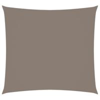 Zonnescherm vierkant 2,5x2,5 m oxford stof taupe - thumbnail