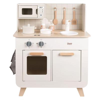 Classic World houten chef's speelkeuken, 11dlg. Classic World houten chef's speelkeuken, 11dlg.